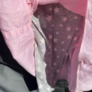 Long sleeve tee shirt & long pants outfit